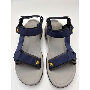 CAMEL CROWN Blue Sandals Mens Size 10 Water Flip Flops w/ Achilles‎ Strap Ankle